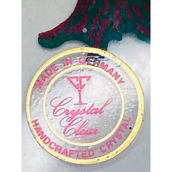 Crystal Clear Christmas Tree Handcrafted Crystal Serving Platter NWT - Picture 5 of 6